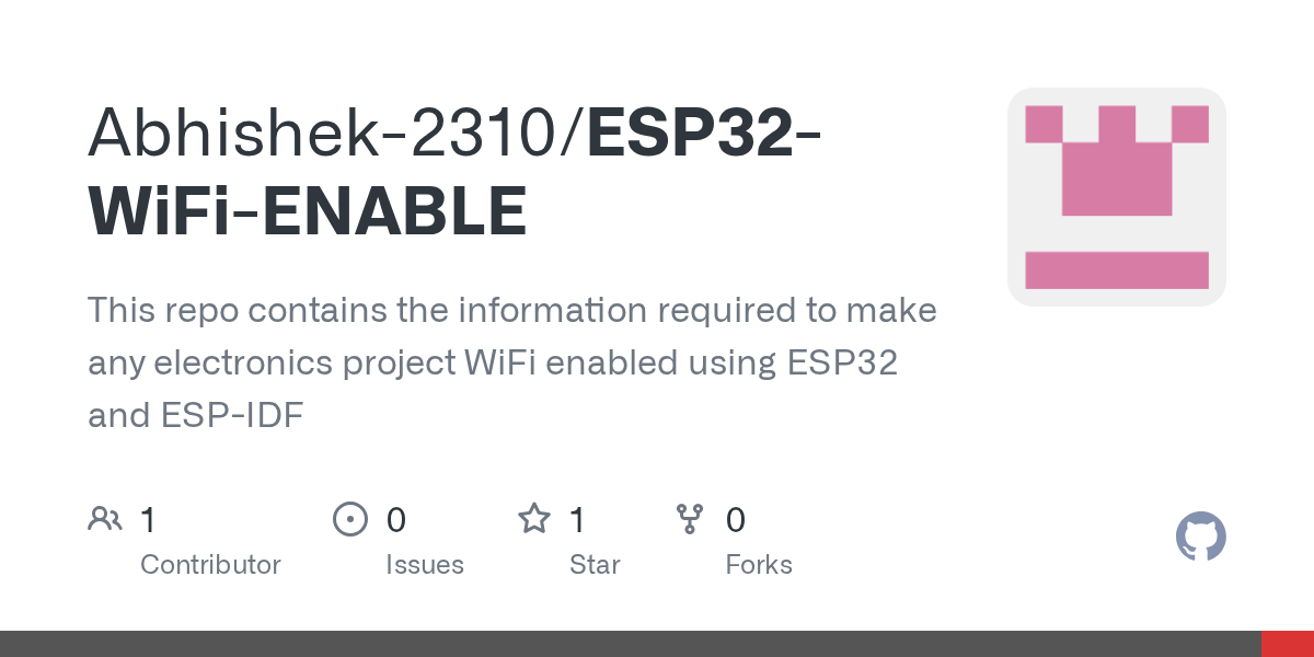 GitHub - Abhishek-2310/ESP32-WiFi-ENABLE: This repo contains the