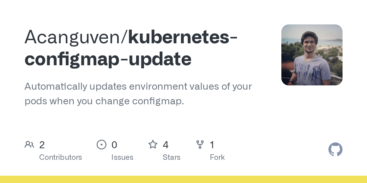 GitHub Automatically updates environment values of your