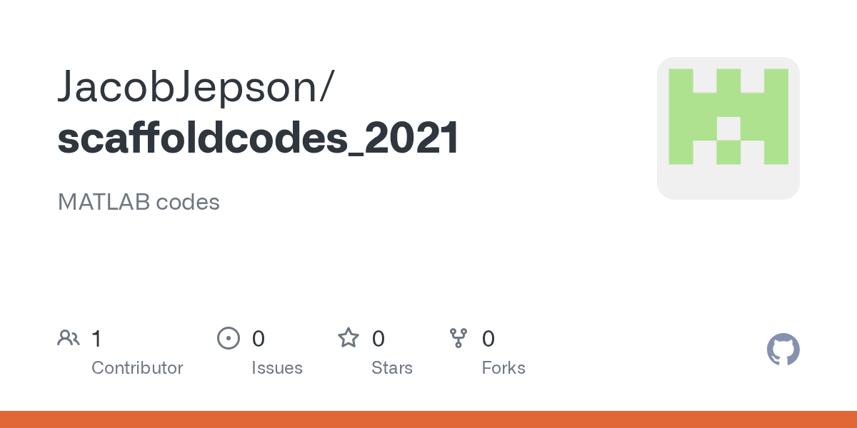 GitHub JacobJepson/scaffoldcodes_2021 MATLAB codes