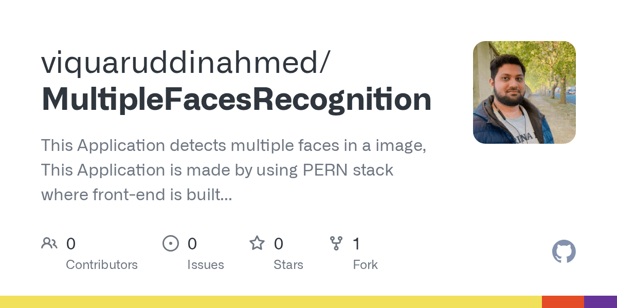 GitHub viquaruddinahmed/MultipleFacesRecognition This Application