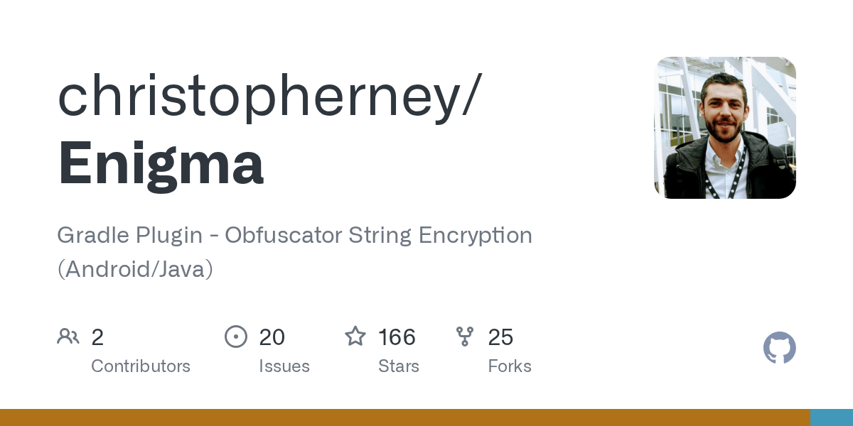 GitHub christopherney/Enigma Gradle Plugin Obfuscator String