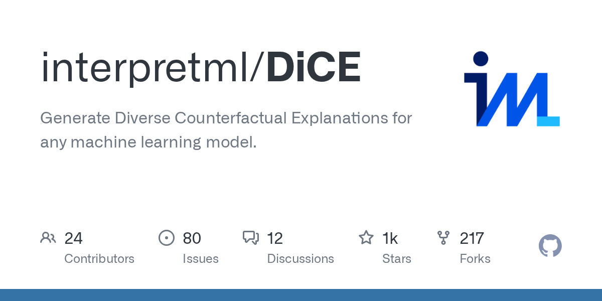 DiCE/DiCE_multiclass_classification_and_regression.ipynb at main · interpretml/DiCE · GitHub