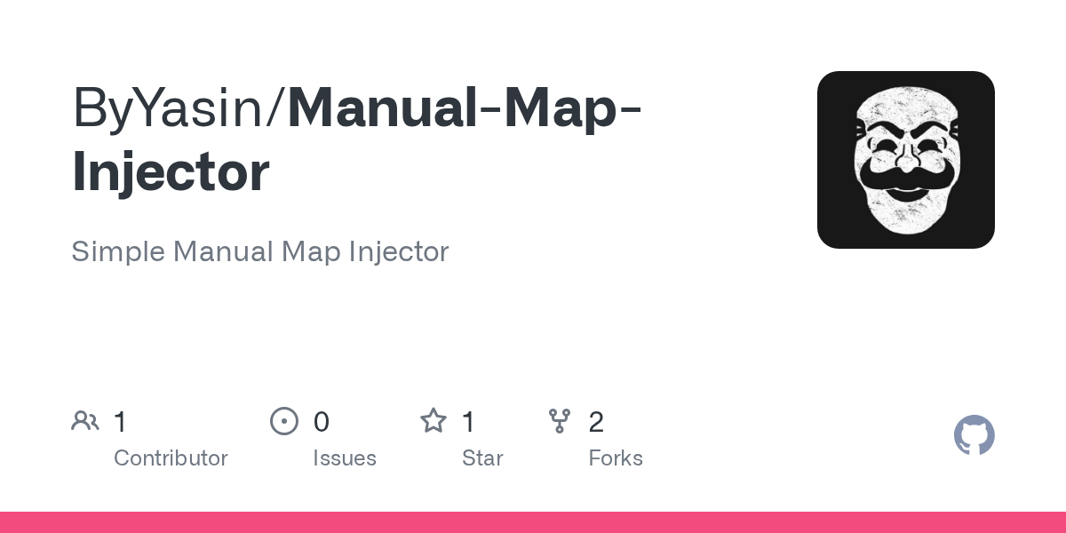 GitHub ByYasin/ManualMapInjector Simple Manual Map Injector