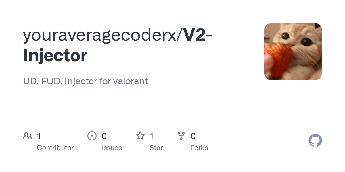 GitHub youraveragecoderx/V2Injector UD, FUD, Injector for valorant