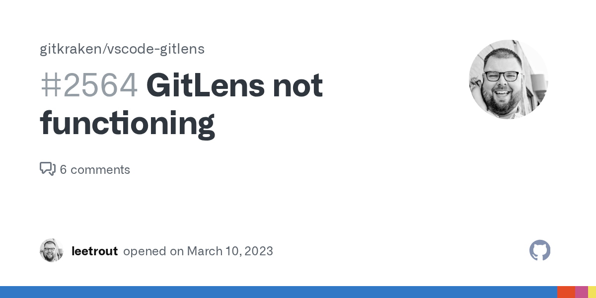 GitLens not functioning · Issue 2564 · gitkraken/vscodegitlens · GitHub