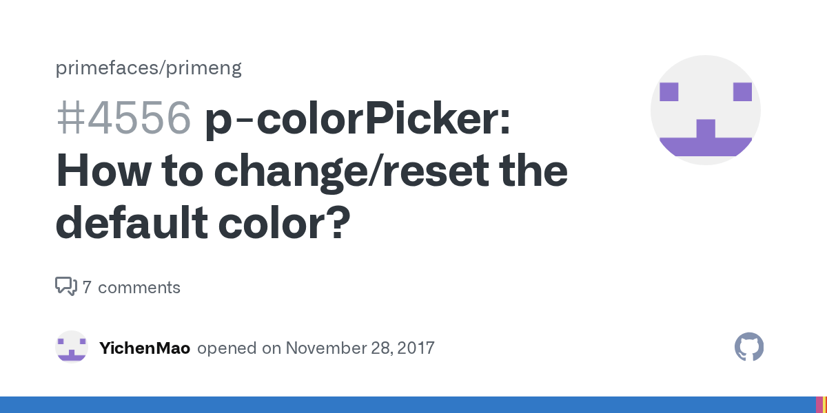 pcolorPicker How to change/reset the default color? · Issue 4556