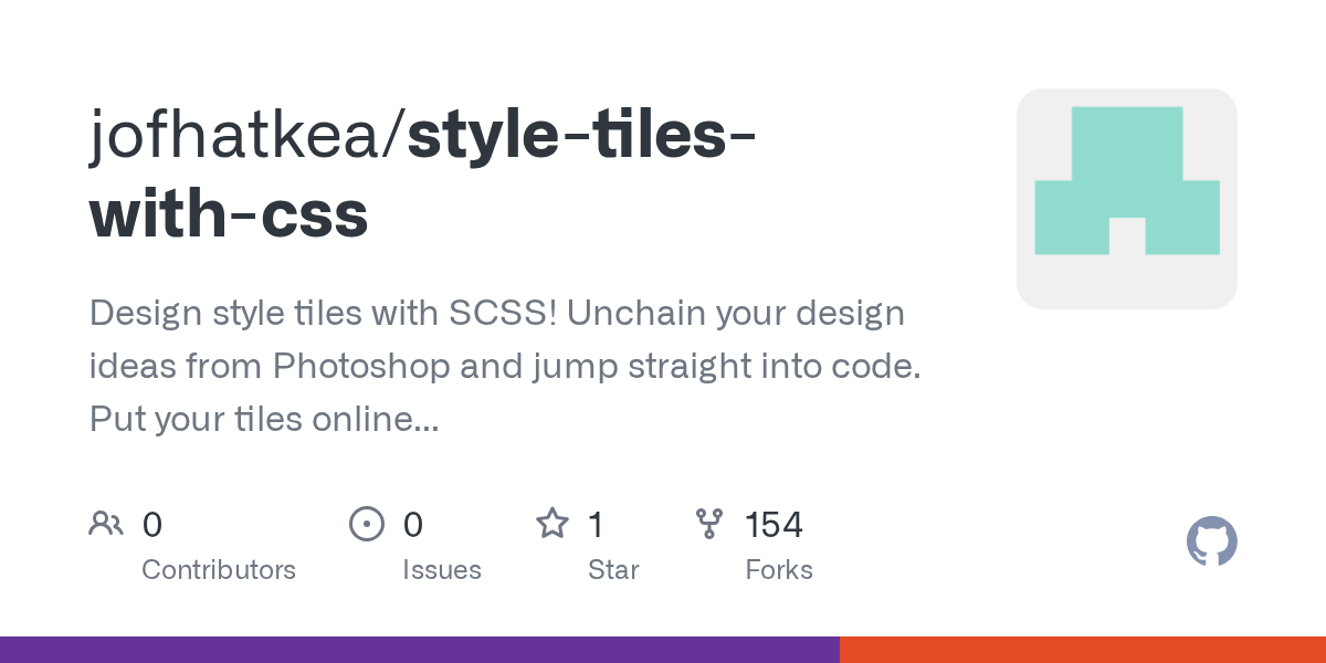 GitHub jofhatkea/styletileswithcss Design style tiles with SCSS
