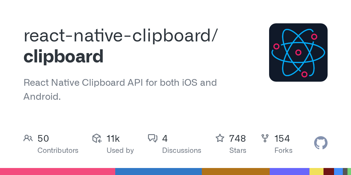 Releases · reactnativeclipboard/clipboard · GitHub