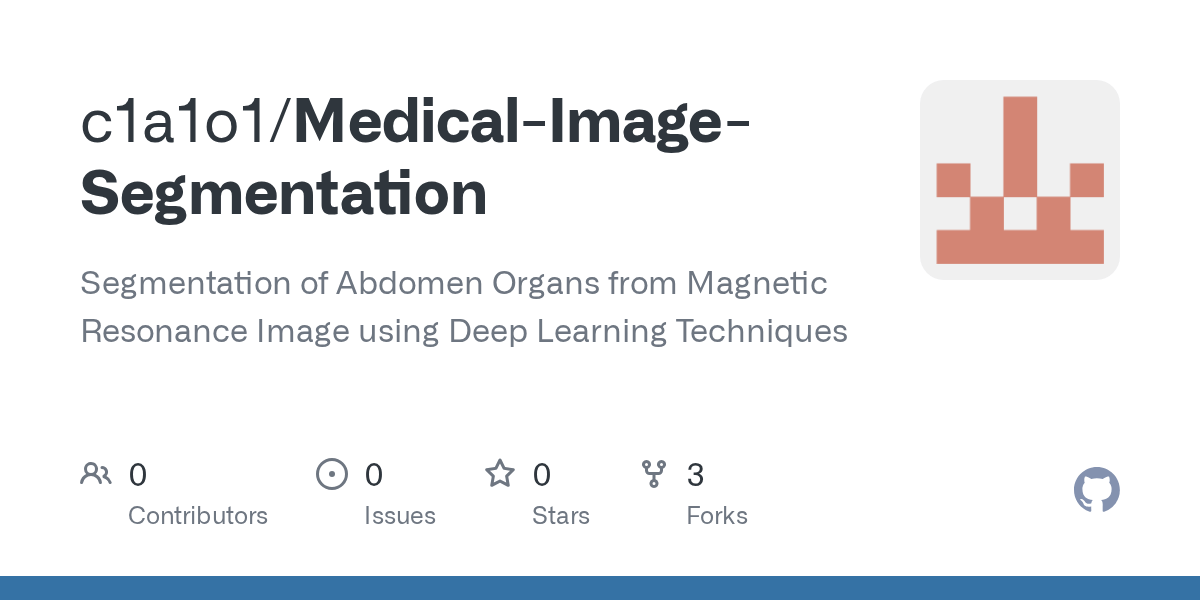 GitHub c1a1o1/MedicalImageSegmentation Segmentation of Abdomen