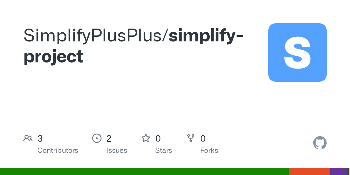 GitHub SimplifyPlusPlus/simplifyproject