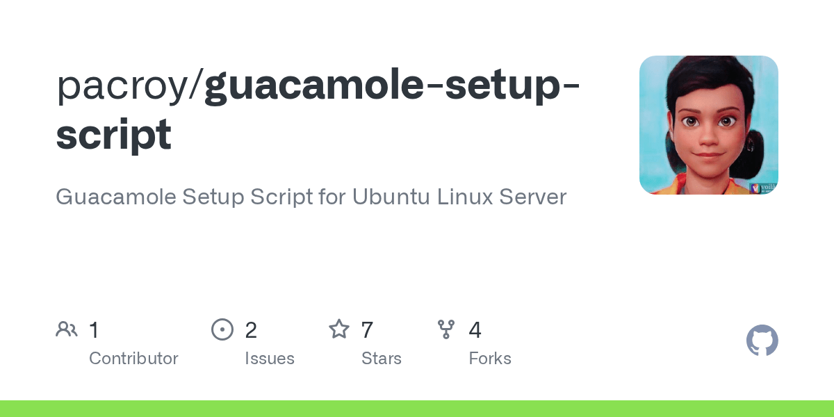 GitHub pacroy/guacamolesetupscript Guacamole Setup Script for