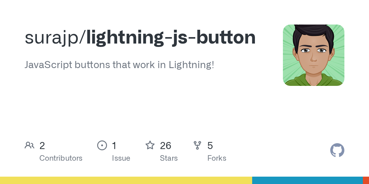 GitHub surajp/lightningjsbutton JavaScript buttons that work in