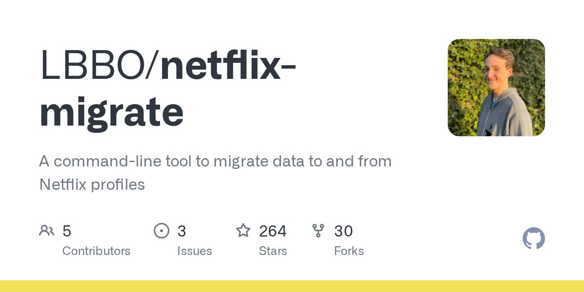 GitHub A commandline tool to migrate data to