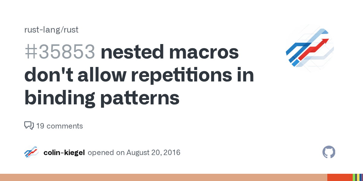 nested macros don't allow repetitions in binding patterns · Issue