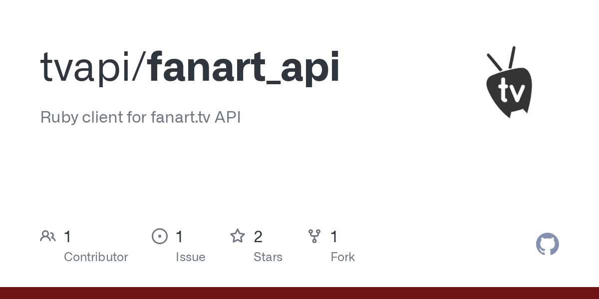 GitHub tvapi/fanart_api Ruby client for fanart.tv API