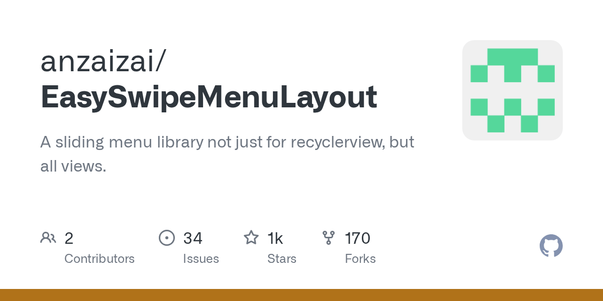 GitHub anzaizai/EasySwipeMenuLayout A sliding menu library not just
