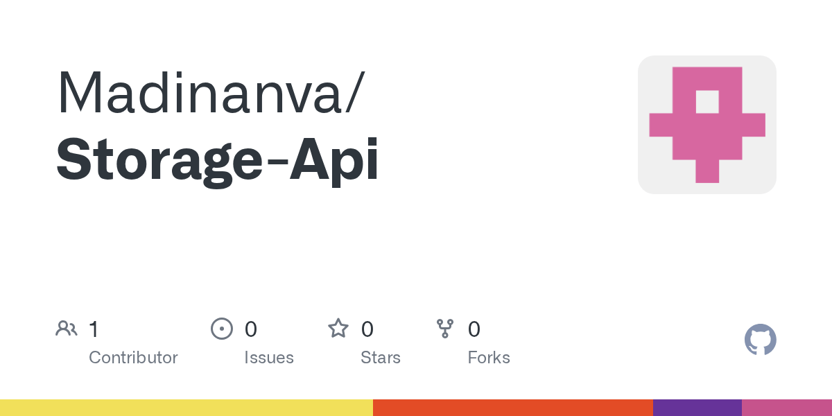 GitHub Madinanva/StorageApi