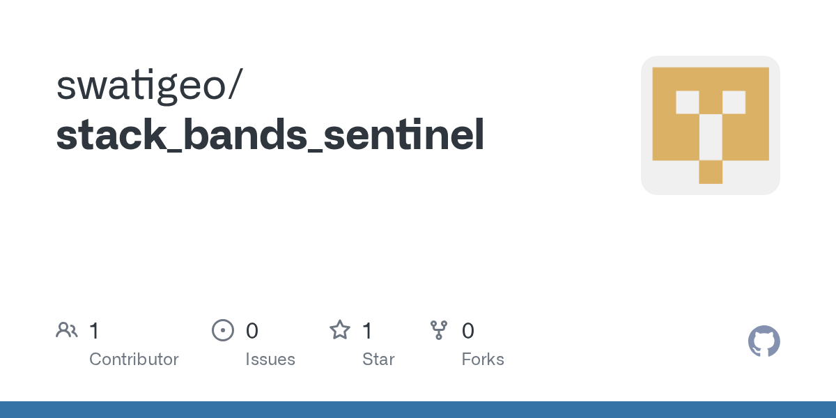 GitHub swatigeo/stack_bands_sentinel