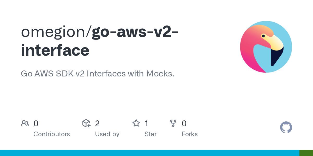 GitHub omegion/goawsv2interface Go AWS SDK v2 Interfaces with Mocks.
