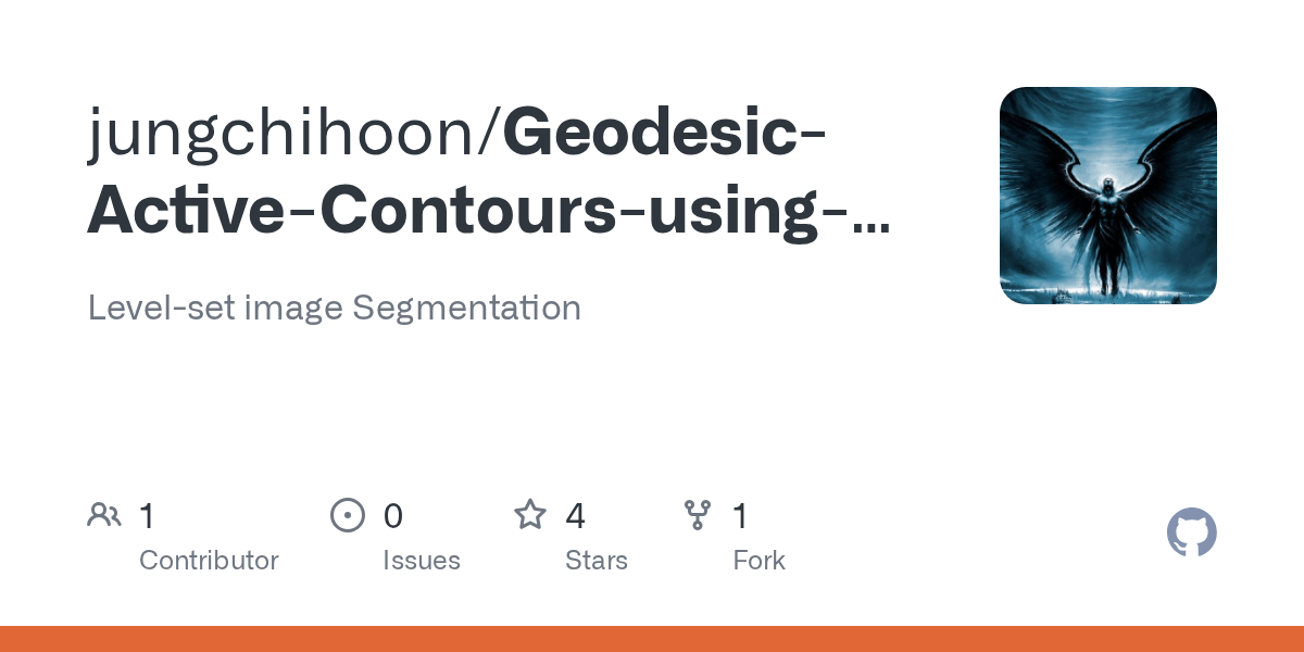 GitHub jungchihoon/GeodesicActiveContoursusingMATLAB Levelset image Segmentation