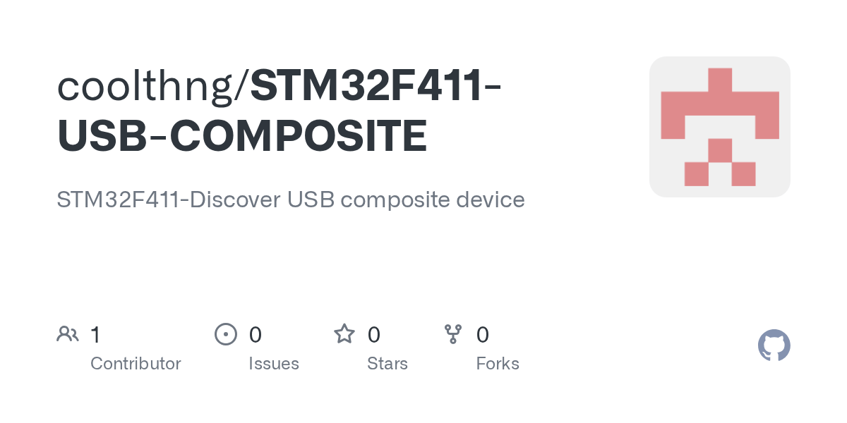 GitHub STM32F411Discover USB
