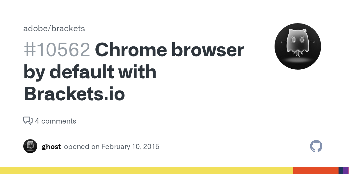 Chrome browser by default with Brackets.io · Issue 10562 · adobe