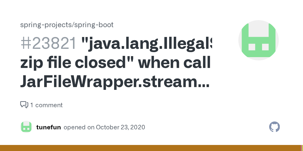 "java.lang.IllegalStateException zip file closed" when call