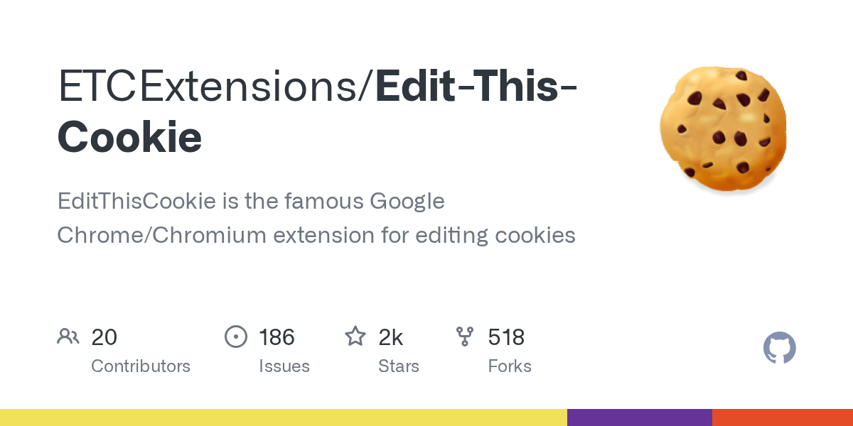Issues · ETCExtensions/EditThisCookie · GitHub