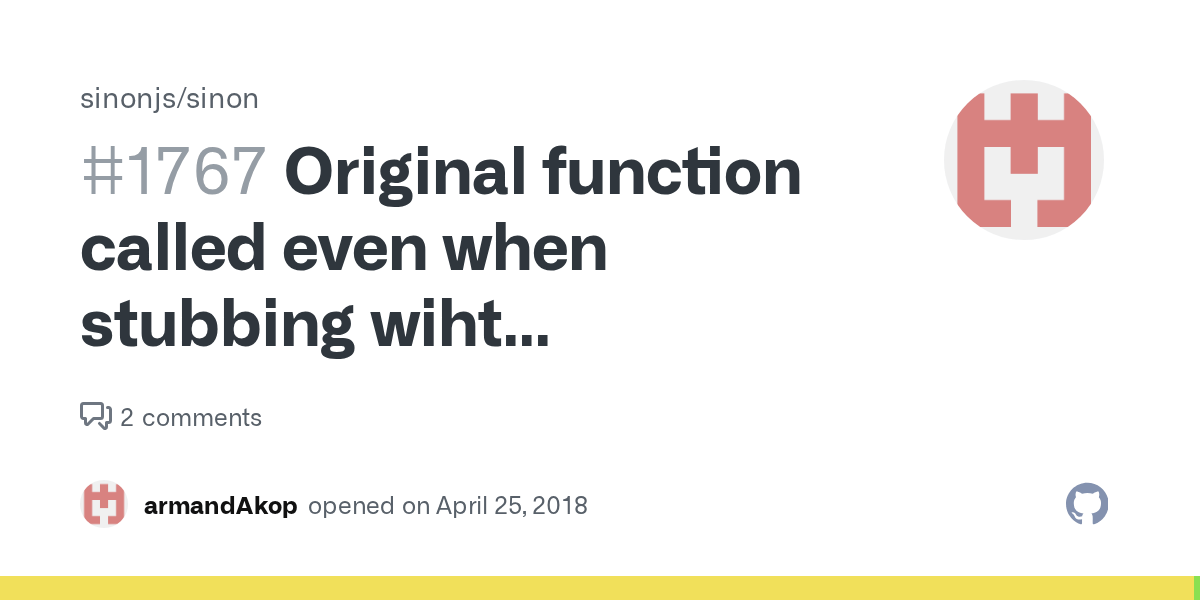 Original function called even when stubbing wiht sinon.stub().resolve