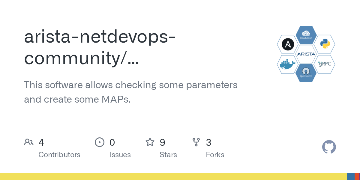 GitHub - arista-netdevops-community/Arista_Cabling_Check: This software