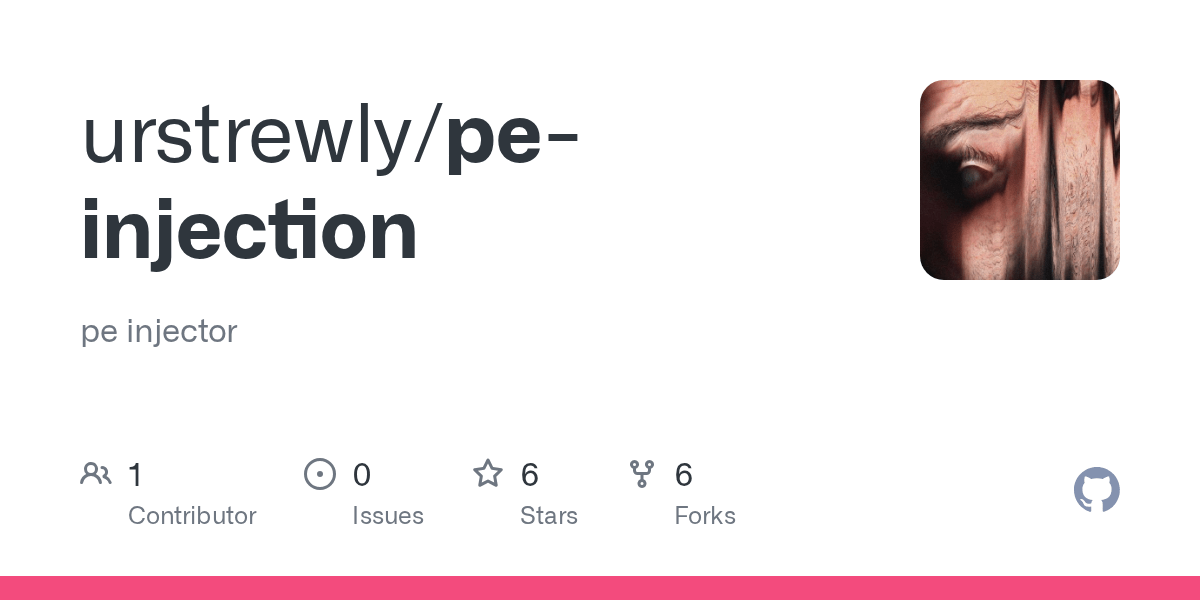 GitHub urstrewly/peinjection pe injector