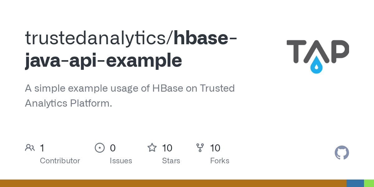 GitHub trustedanalytics/hbasejavaapiexample A simple example