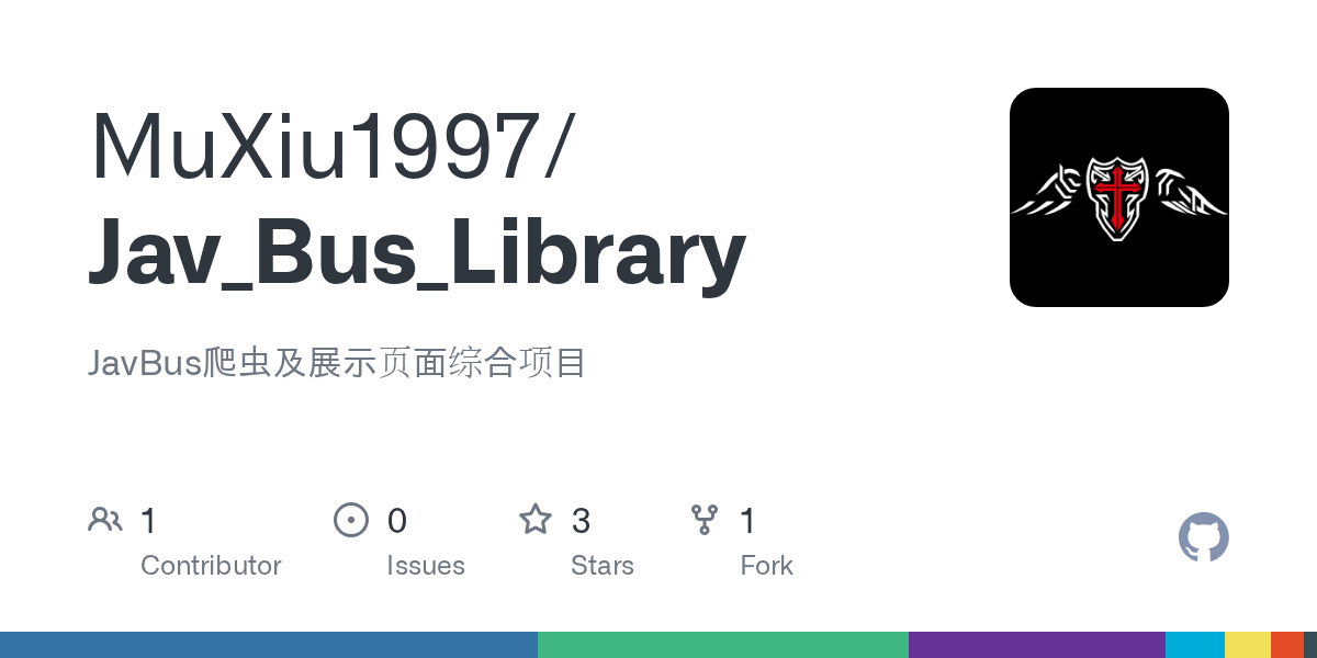 GitHub - MuXiu1997/Jav_Bus_Library: JavBus爬虫及展示页面综合项目