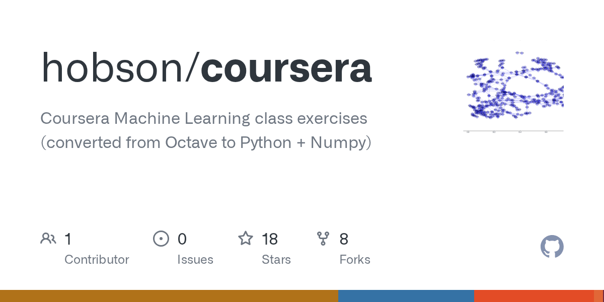 GitHub hobson/coursera Coursera Machine Learning class exercises