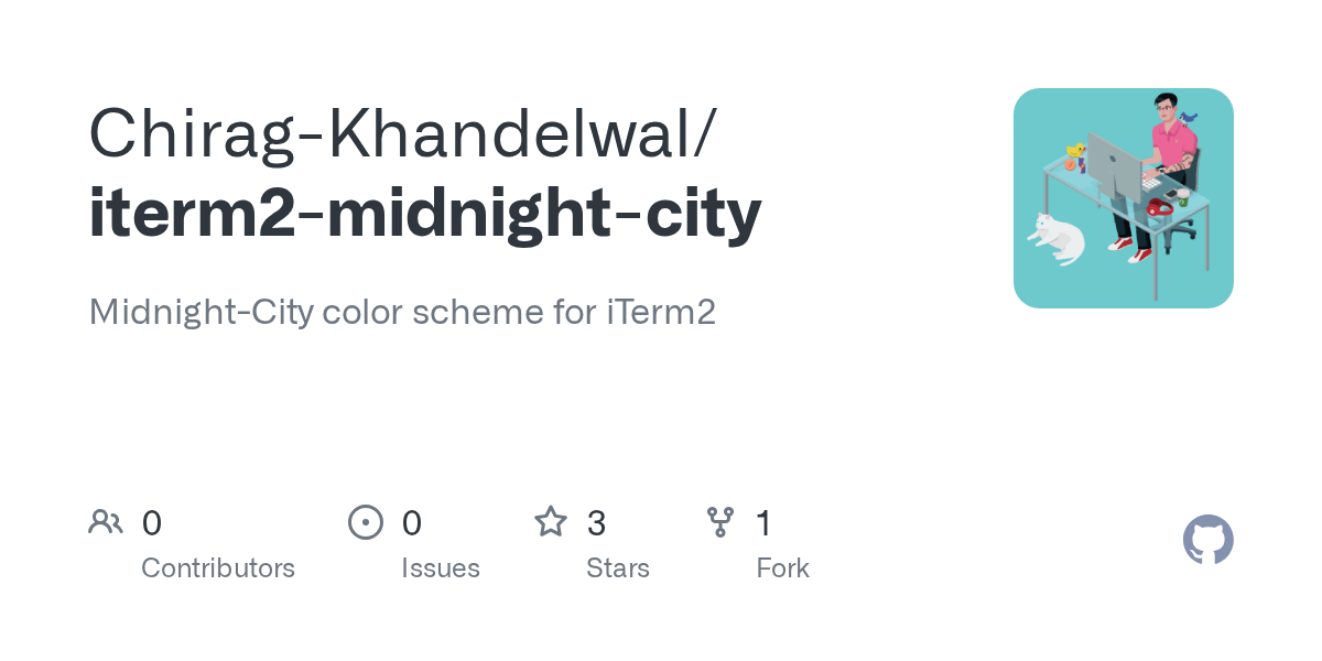 GitHub Electrux/iterm2midnightcity MidnightCity color scheme for