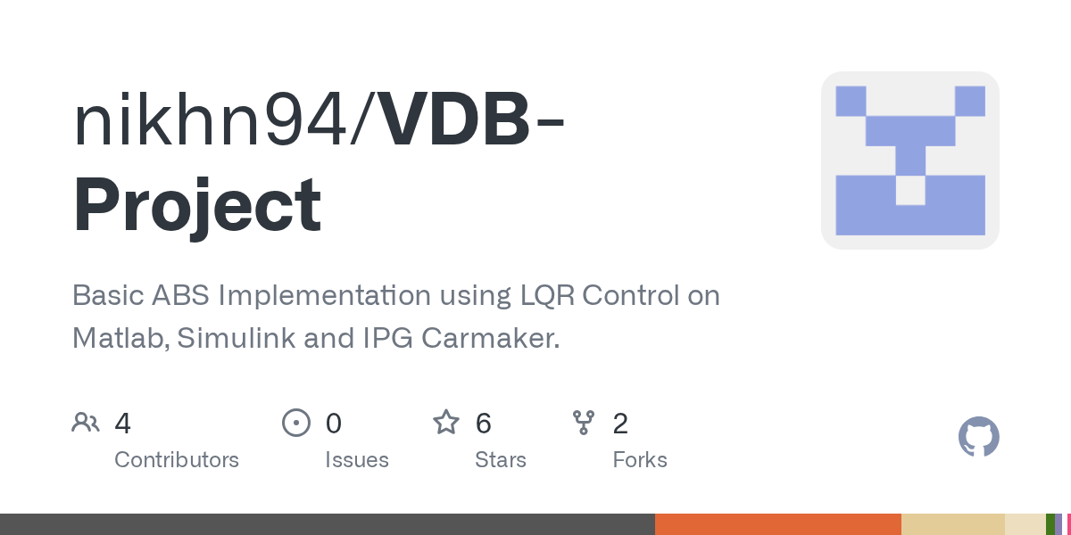 GitHub nikhn94/VDBProject Basic ABS Implementation using LQR