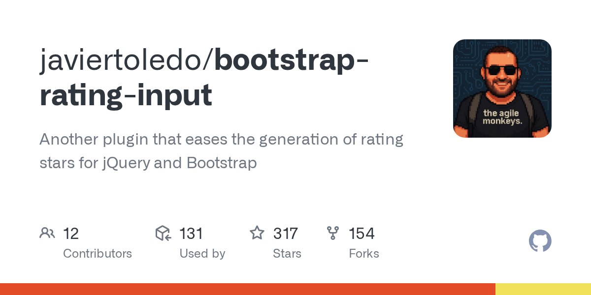 GitHub javiertoledo/bootstrapratinginput Another
