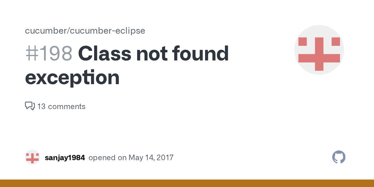 Class not found exception · Issue 198 · cucumber/cucumbereclipse · GitHub