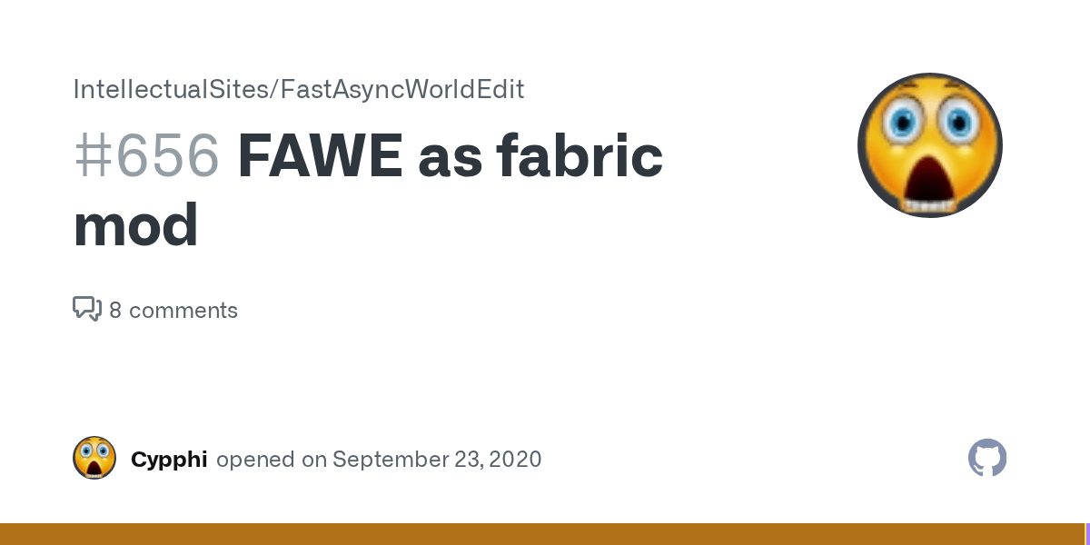 FAWE as fabric mod · Issue #656 · IntellectualSites/FastAsyncWorldEdit