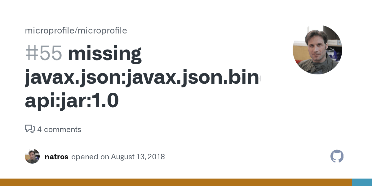 missing javax.jsonjavax.json.bindapijar1.0 · Issue 55 · eclipse