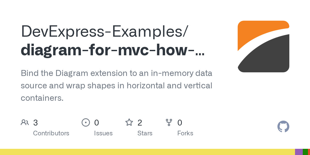 GitHub DevExpressExamples/diagramformvchowtobindcontainersto