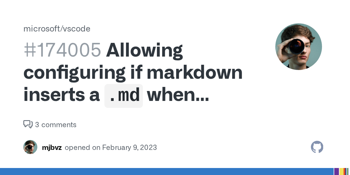 Allowing configuring if markdown inserts a `.md` when completing paths