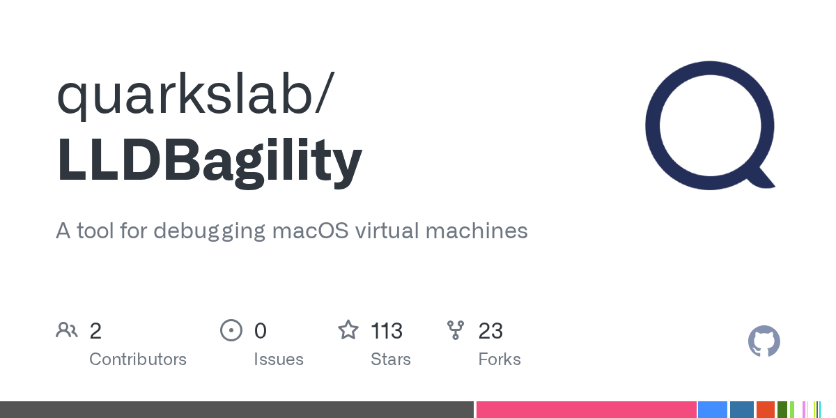 GitHub quarkslab/LLDBagility A tool for debugging macOS virtual machines