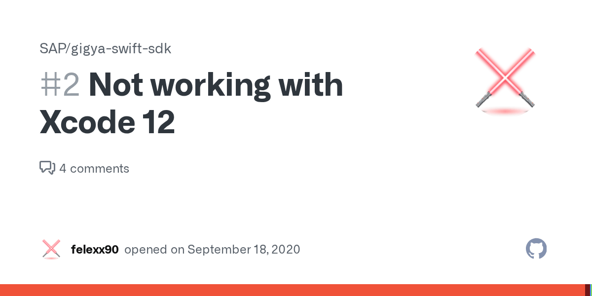 Not working with Xcode 12 · Issue 2 · SAP/gigyaswiftsdk · GitHub
