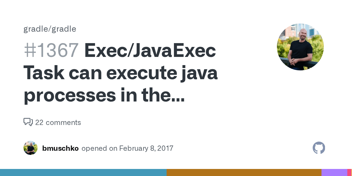 Exec/JavaExec Task can execute java processes in the background