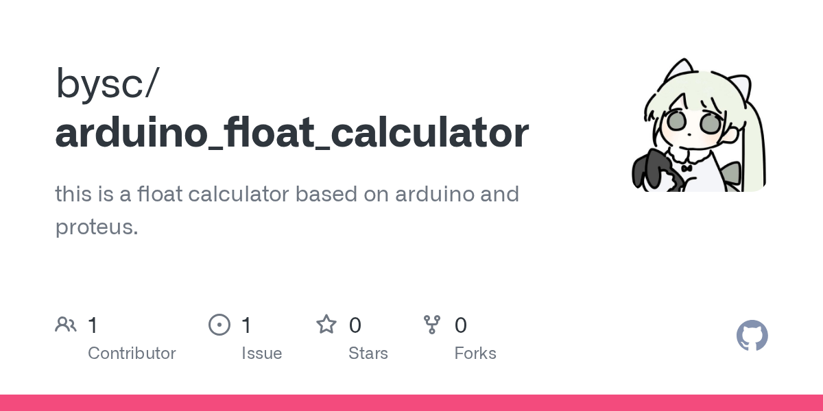 GitHub bysc/arduino_float_calculator this is a float calculator