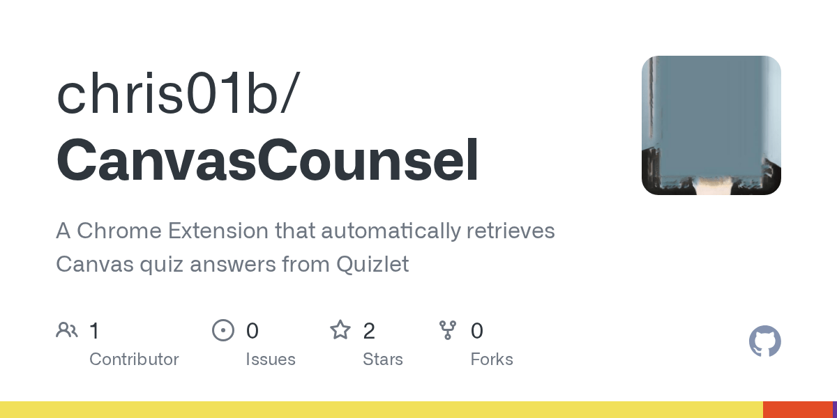 GitHub chris01b/CanvasCounsel A Chrome Extension that automatically