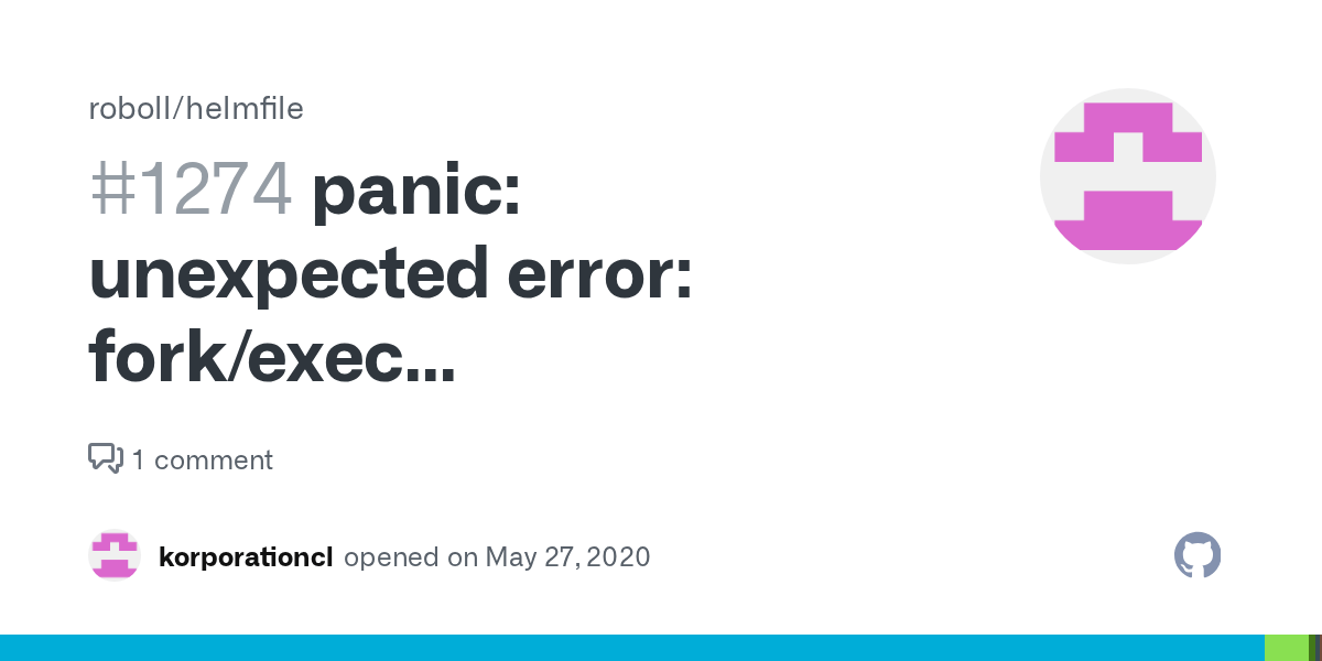 panic unexpected error fork/exec /usr/local/bin/kubectl apply f