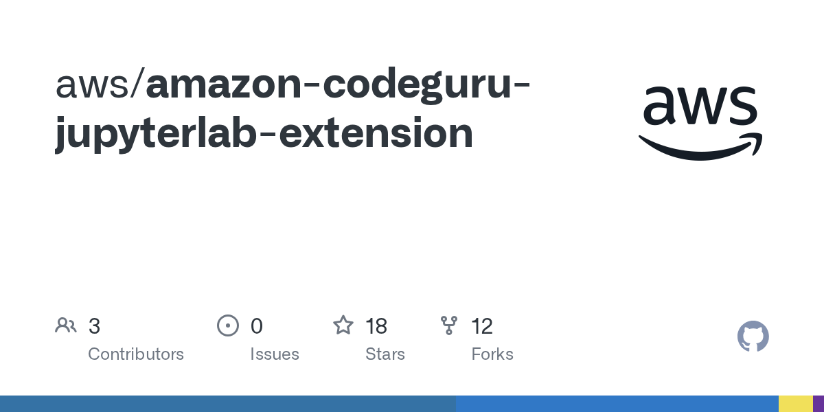 GitHub aws/amazoncodegurujupyterlabextension