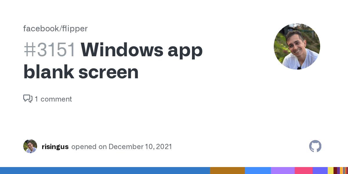 Windows app blank screen · Issue 3151 · facebook/flipper · GitHub